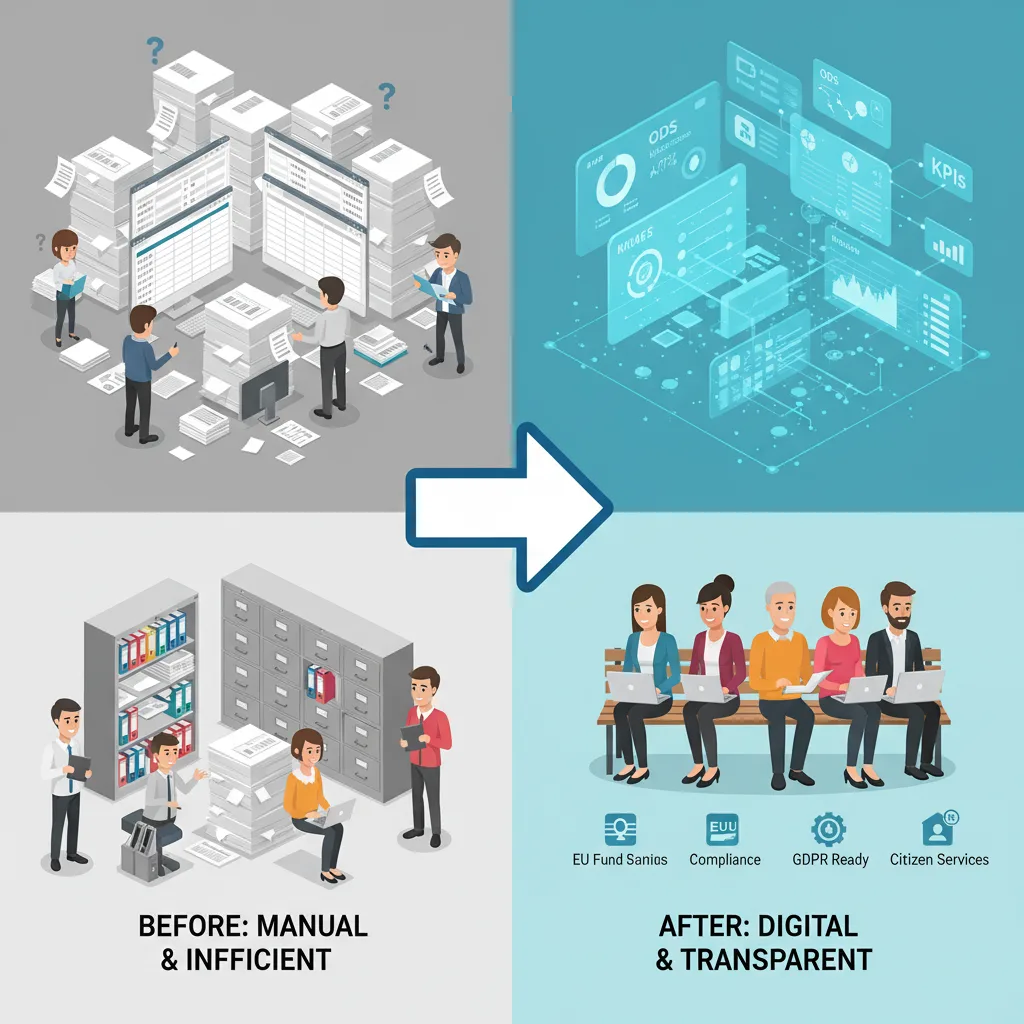 Comparativa antes y después