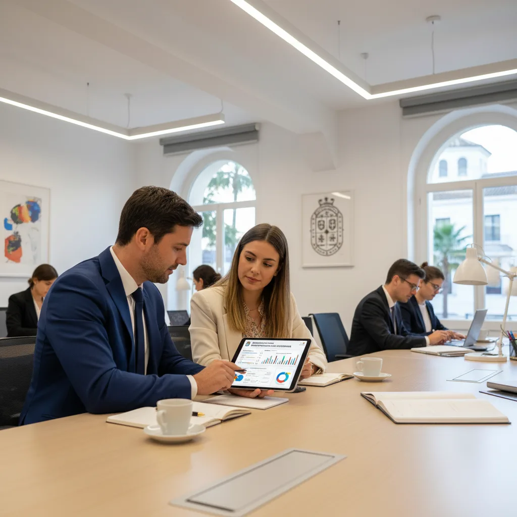 Sesión de mentoría IA con emprendedor